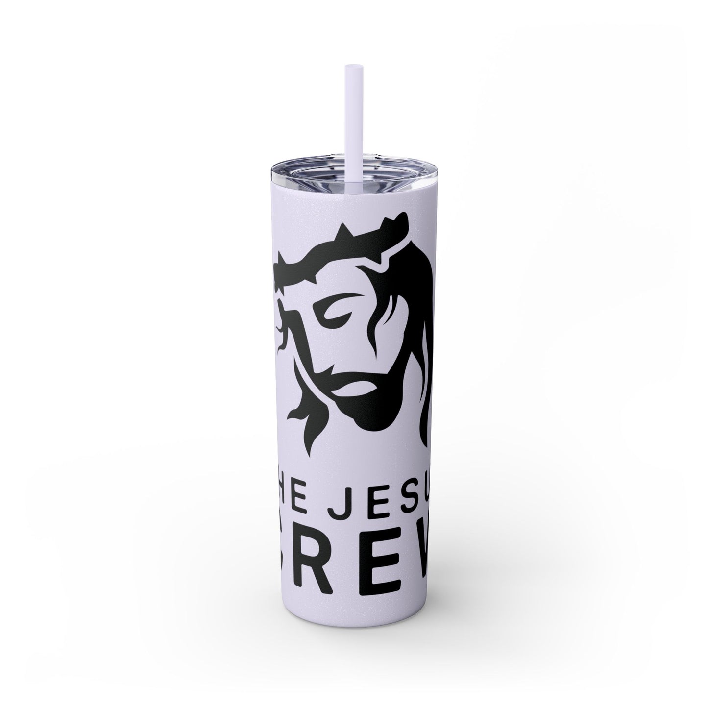 skinny tumbler with straw, 20oz
