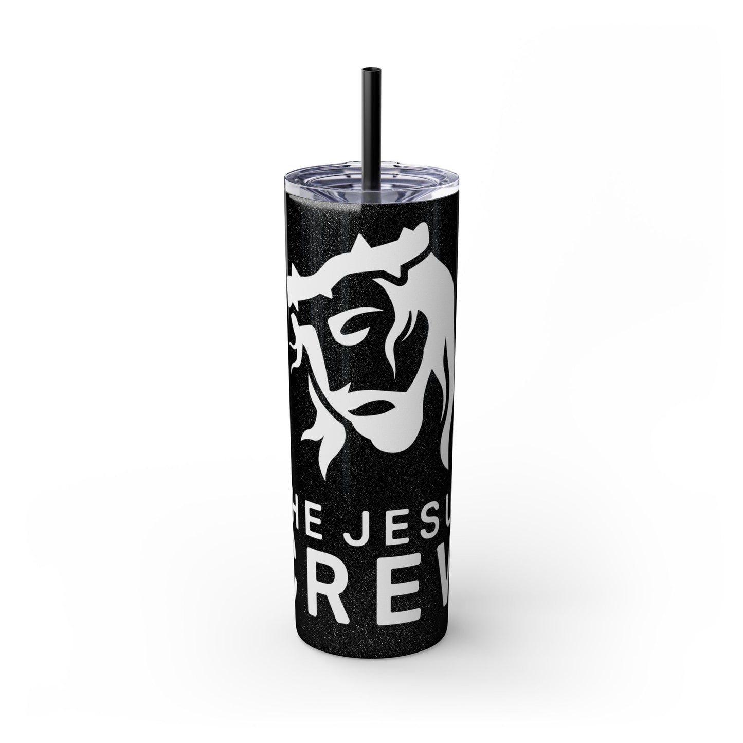 skinny tumbler with straw, 20oz