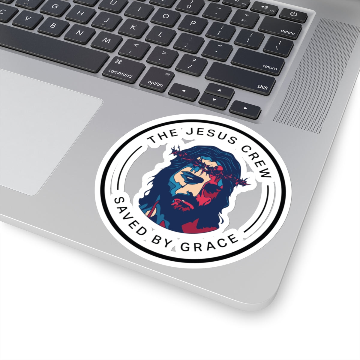 "saved by grace" kiss-cut stickers