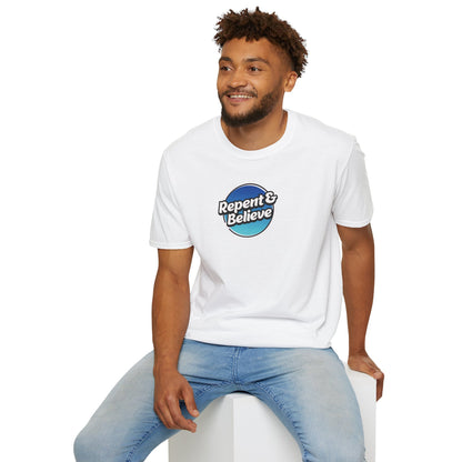 Repent & Believe Men's Softstyle T-Shirt