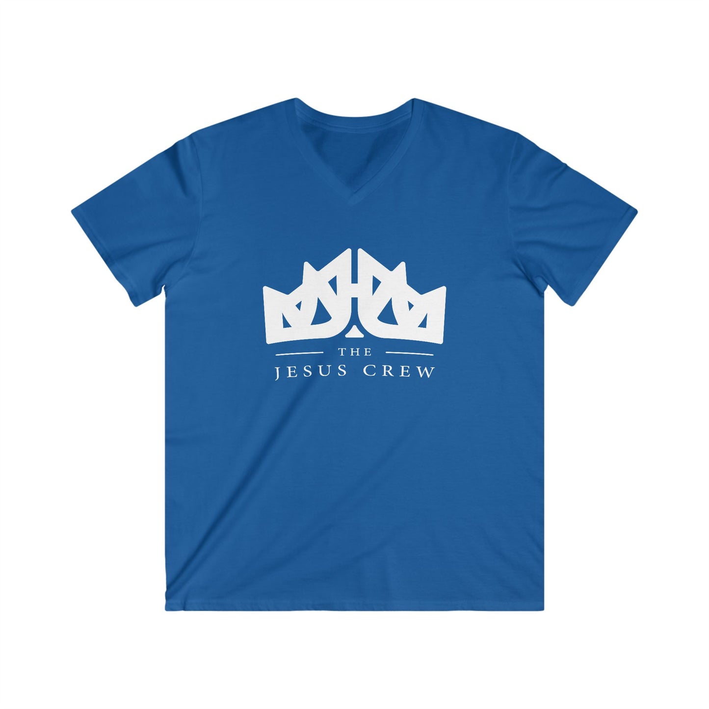 men's fitted v-neck short sleeve tee