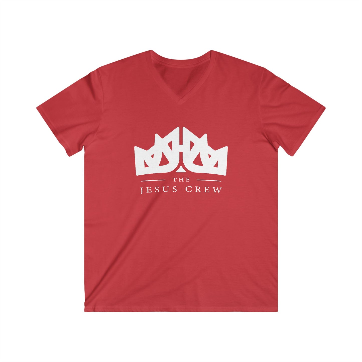 men's fitted v-neck short sleeve tee