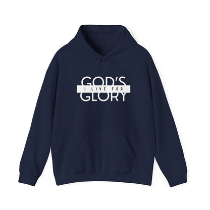 "I Live For God's Glory" Women's Heavy Blend™ Hooded Sweatshirt