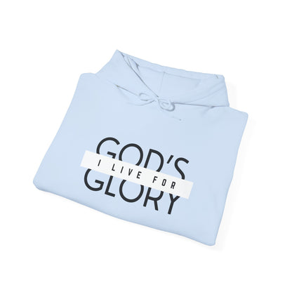 "I Live For God's Glory" Women's Heavy Blend™ Hooded Sweatshirt