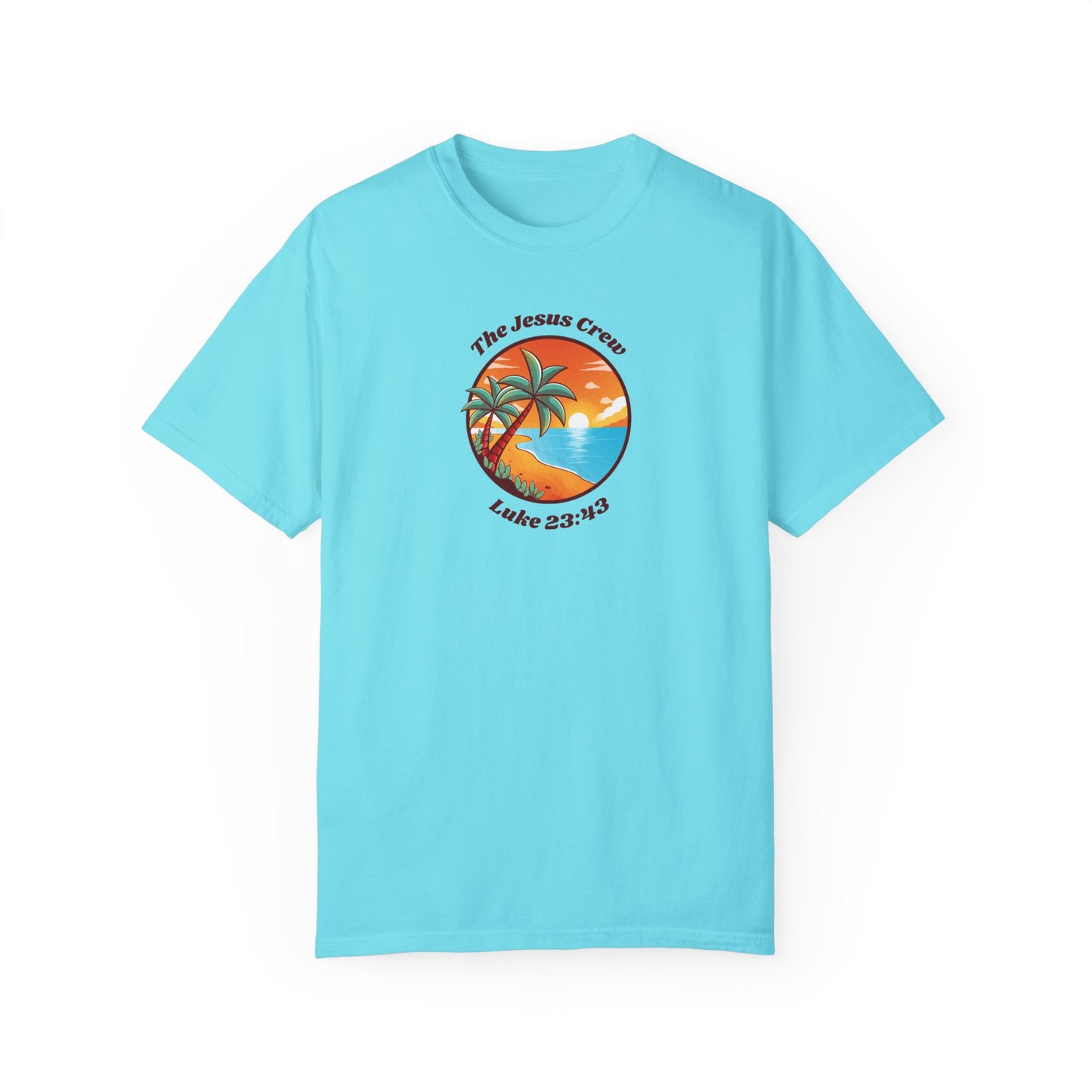 "luke 23:43 unisex garment-dyed t-shirt