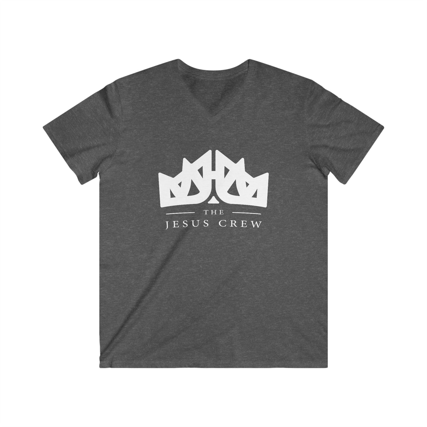 men's fitted v-neck short sleeve tee