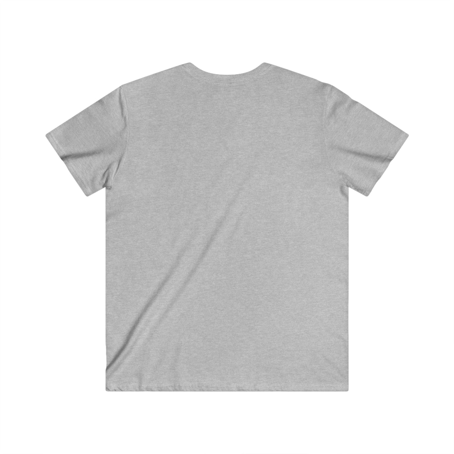 men's fitted v-neck short sleeve tee