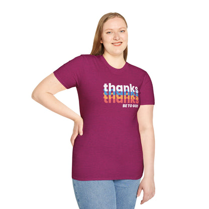 "Thanks Be to God" Women's Softstyle T-Shirt