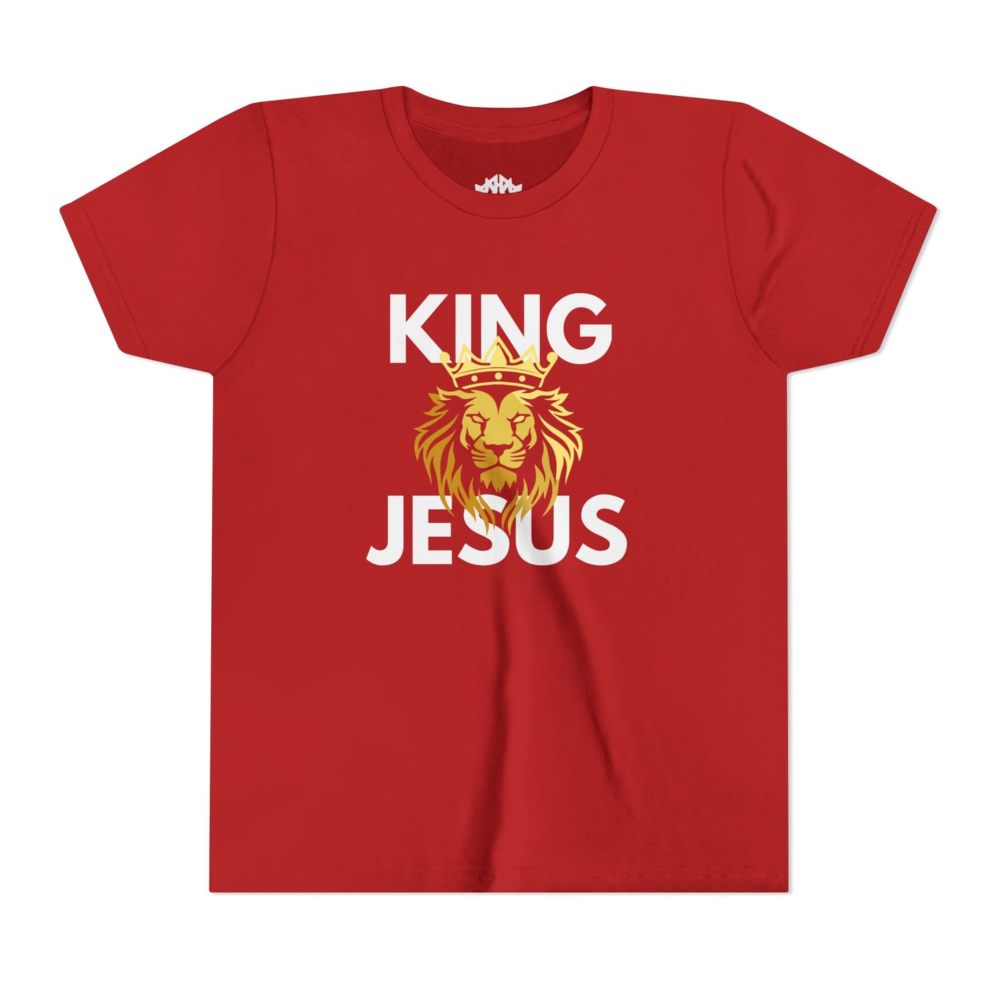 "king jesus" youth short sleeve tee