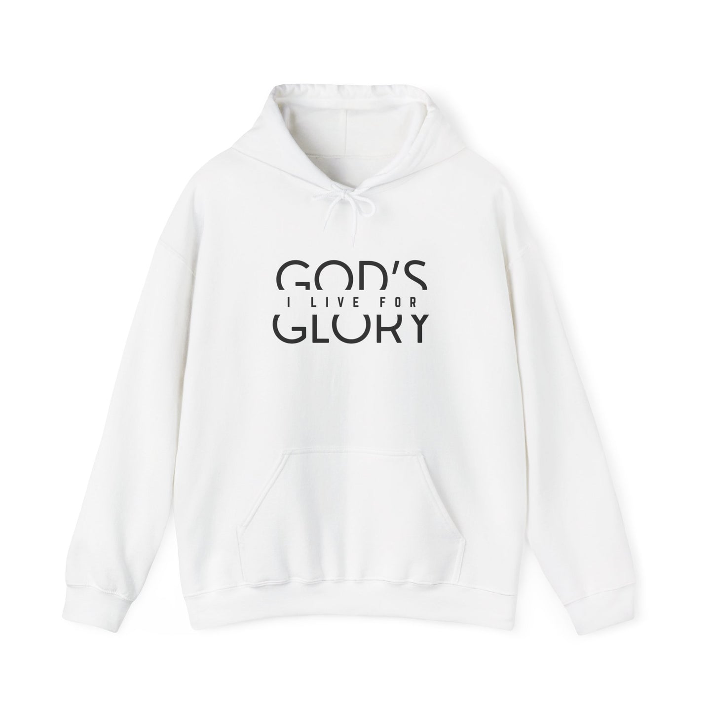 "i live for god's glory" unisex heavy blend™ hooded sweatshirt