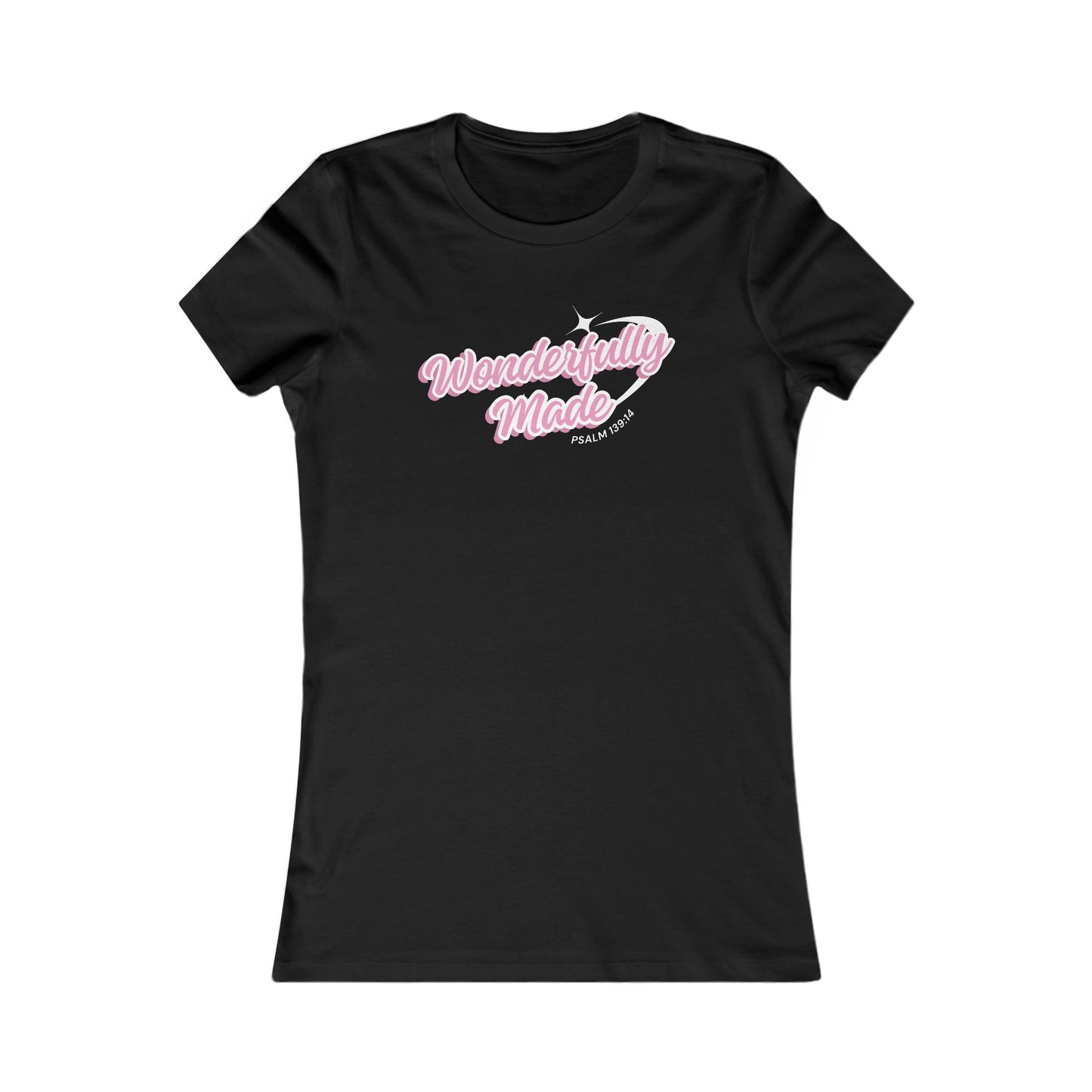 "wonderfully made" women's tee