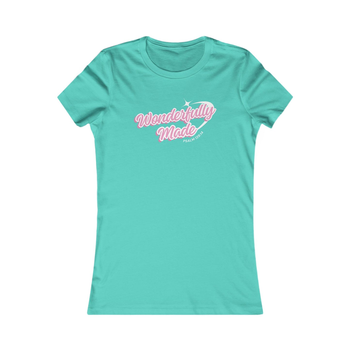 "wonderfully made" women's tee