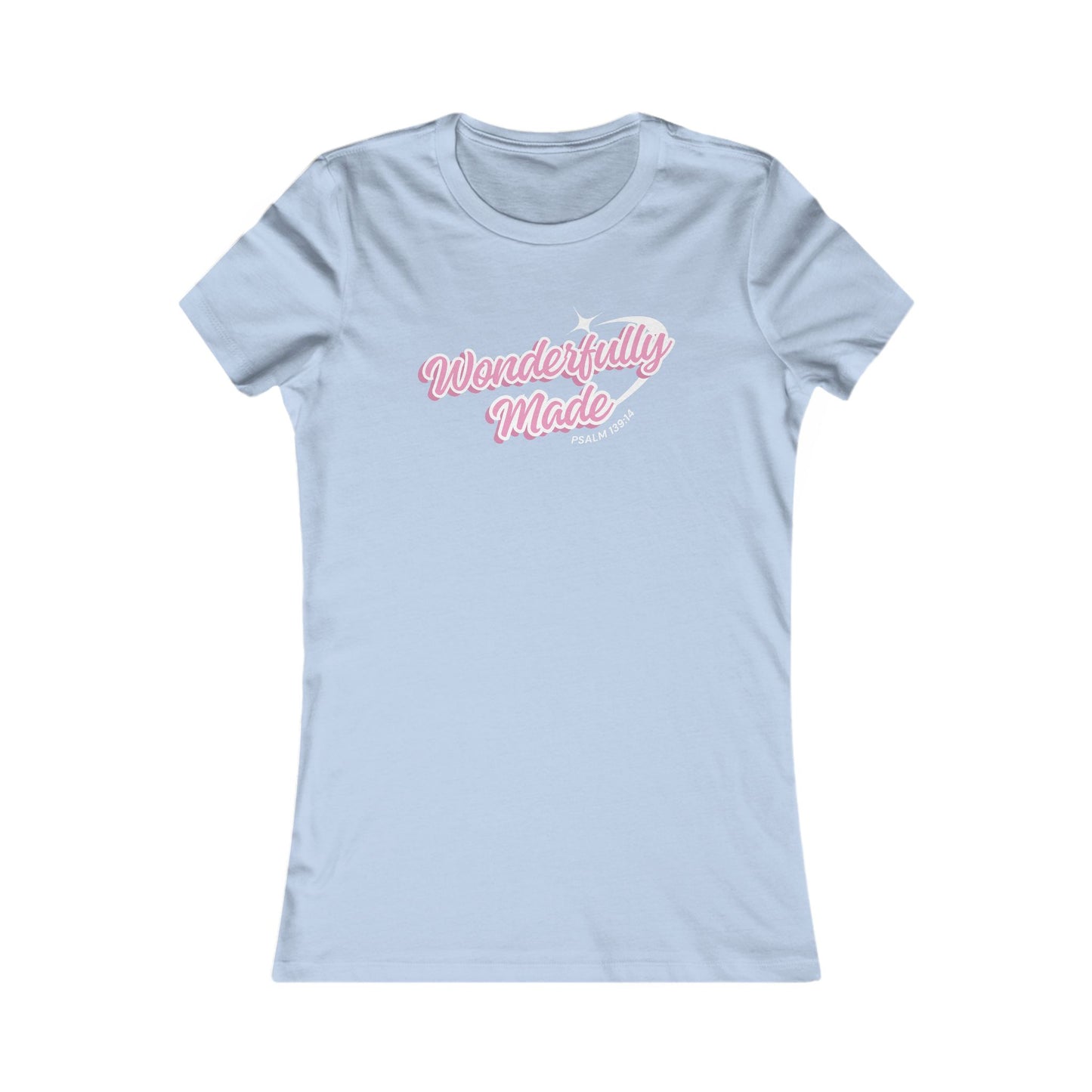 "wonderfully made" women's tee