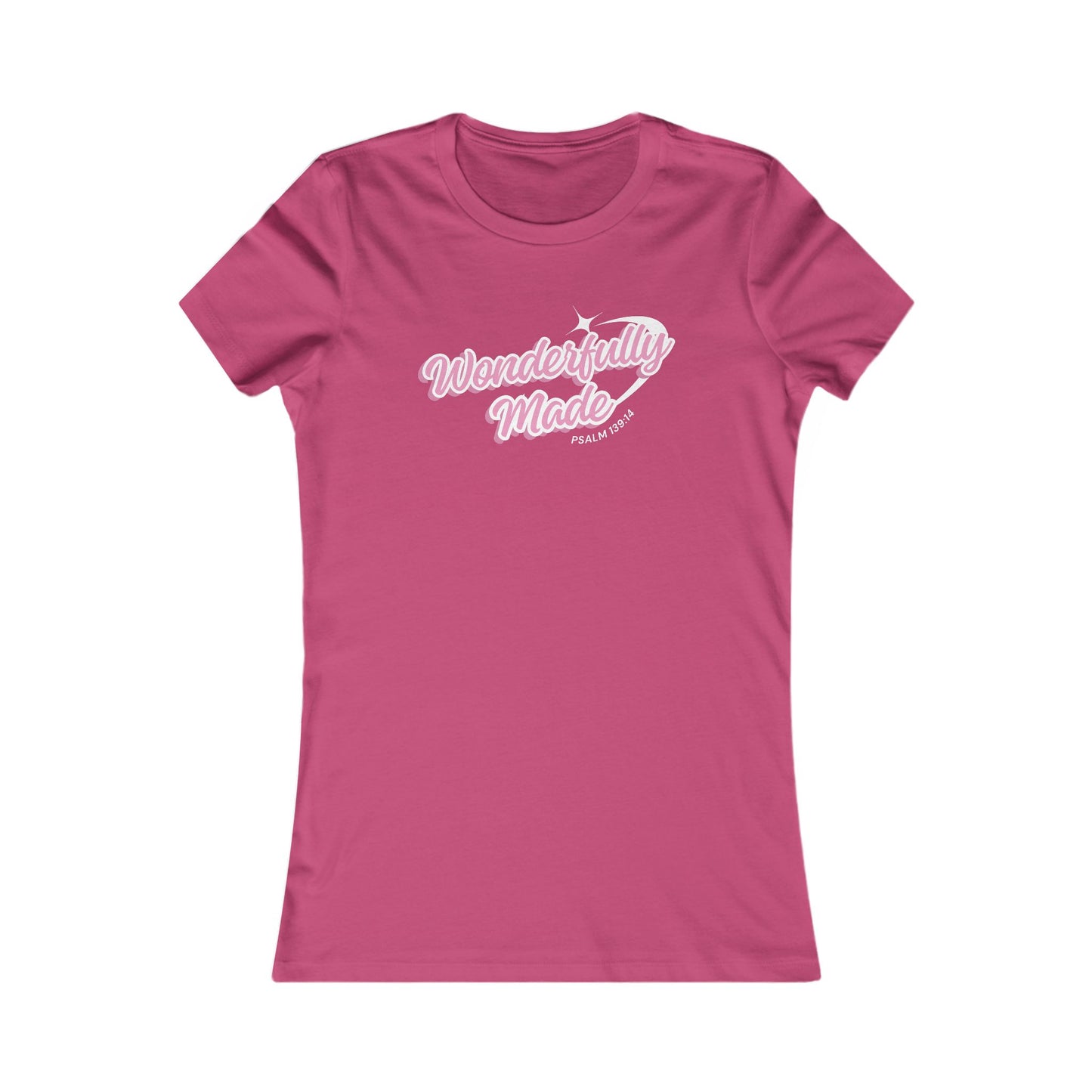 "wonderfully made" women's tee