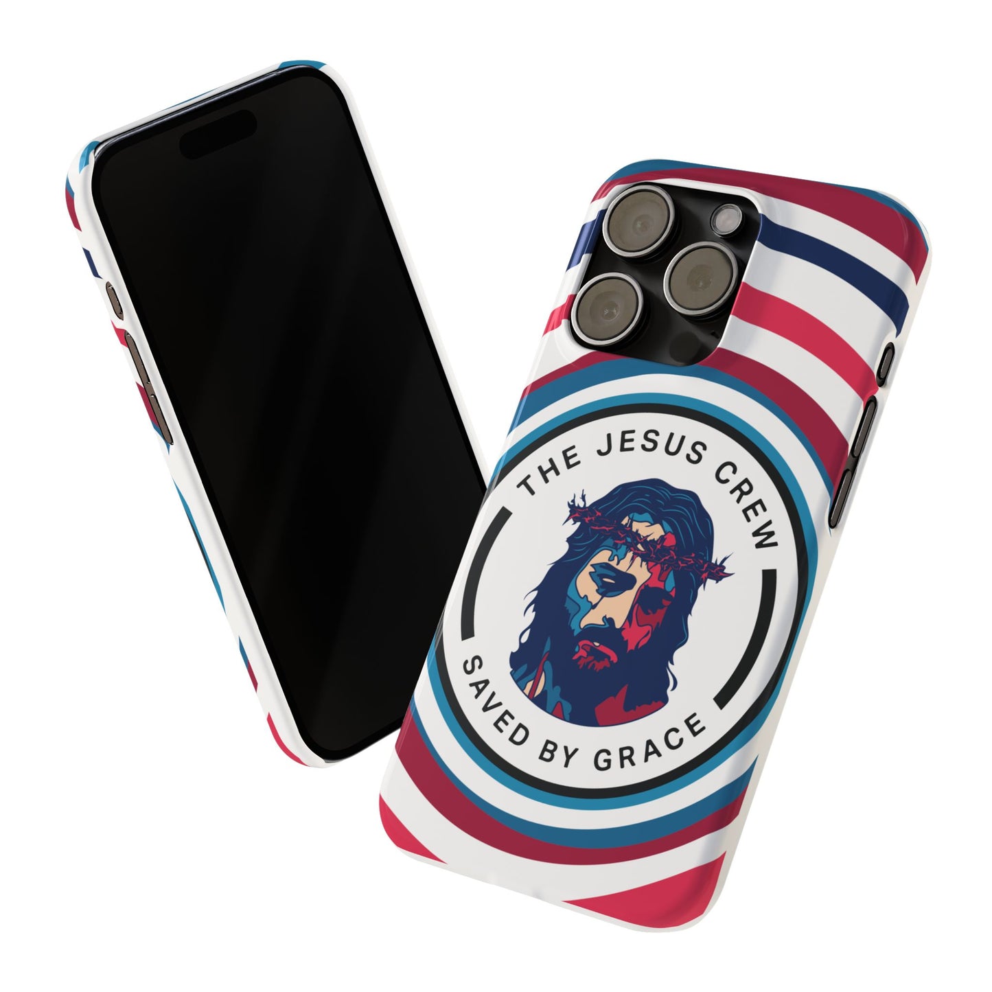 "the jesus crew" iphone 16-14 slim phone cases