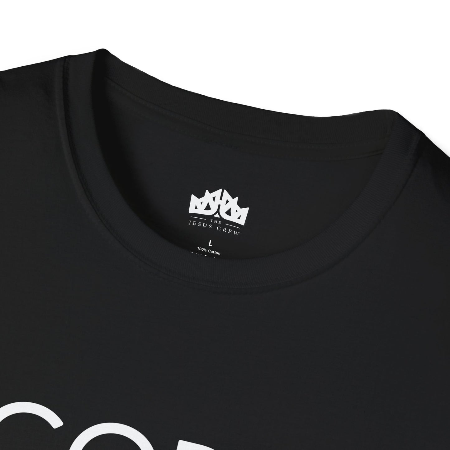 "i live for god's glory" softstyle t-shirt