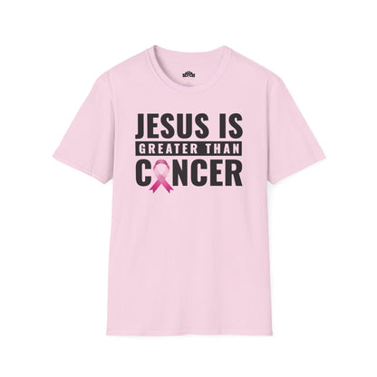Jesus is Greater than Cancer Softstyle T-Shirt