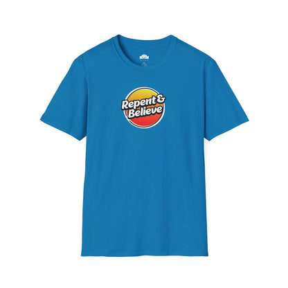 Repent & Believe Men's Softstyle T-Shirt