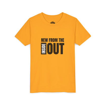 "New From the Inside Out" Boys Short Sleeve Tee