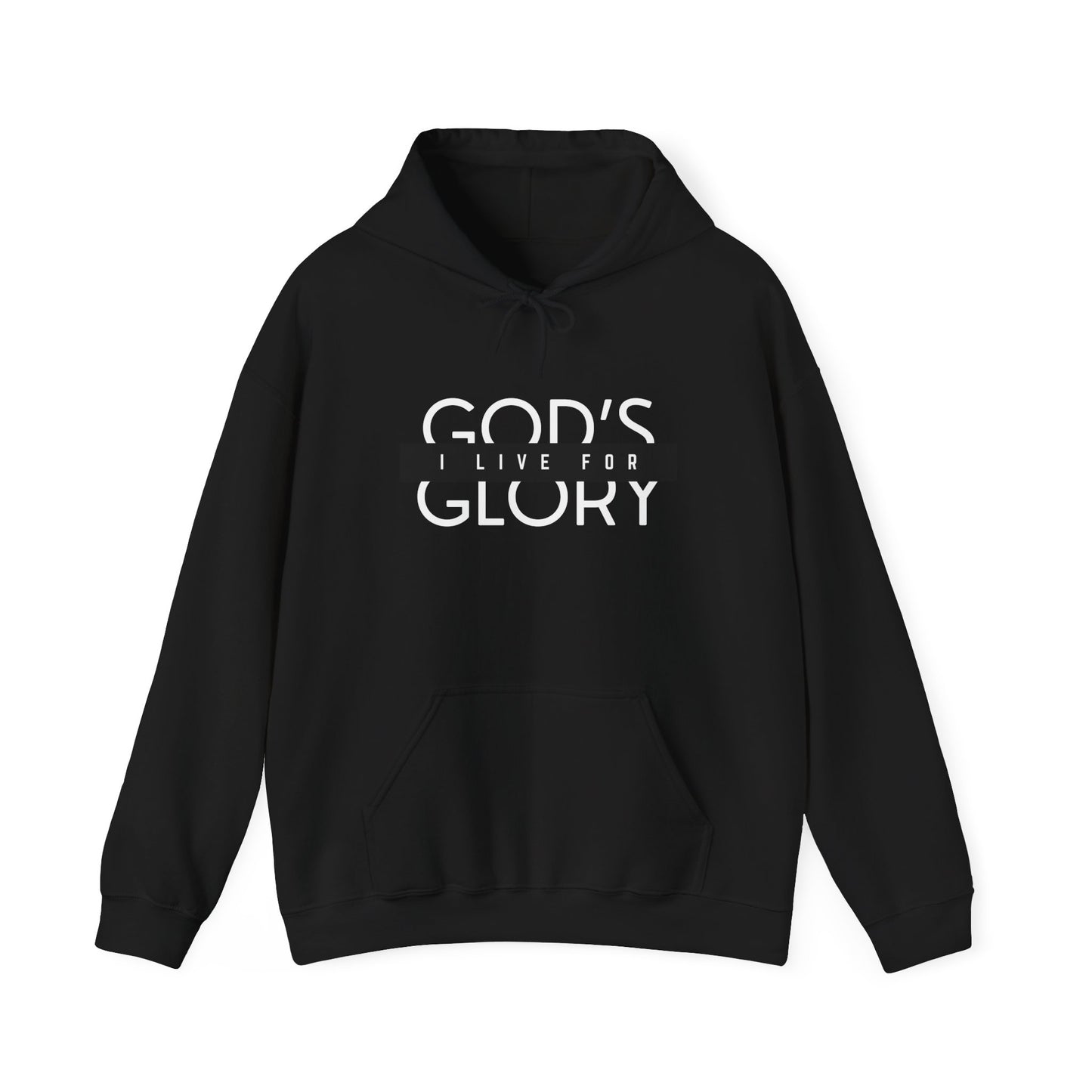 "i live for god's glory" unisex heavy blend™ hooded sweatshirt