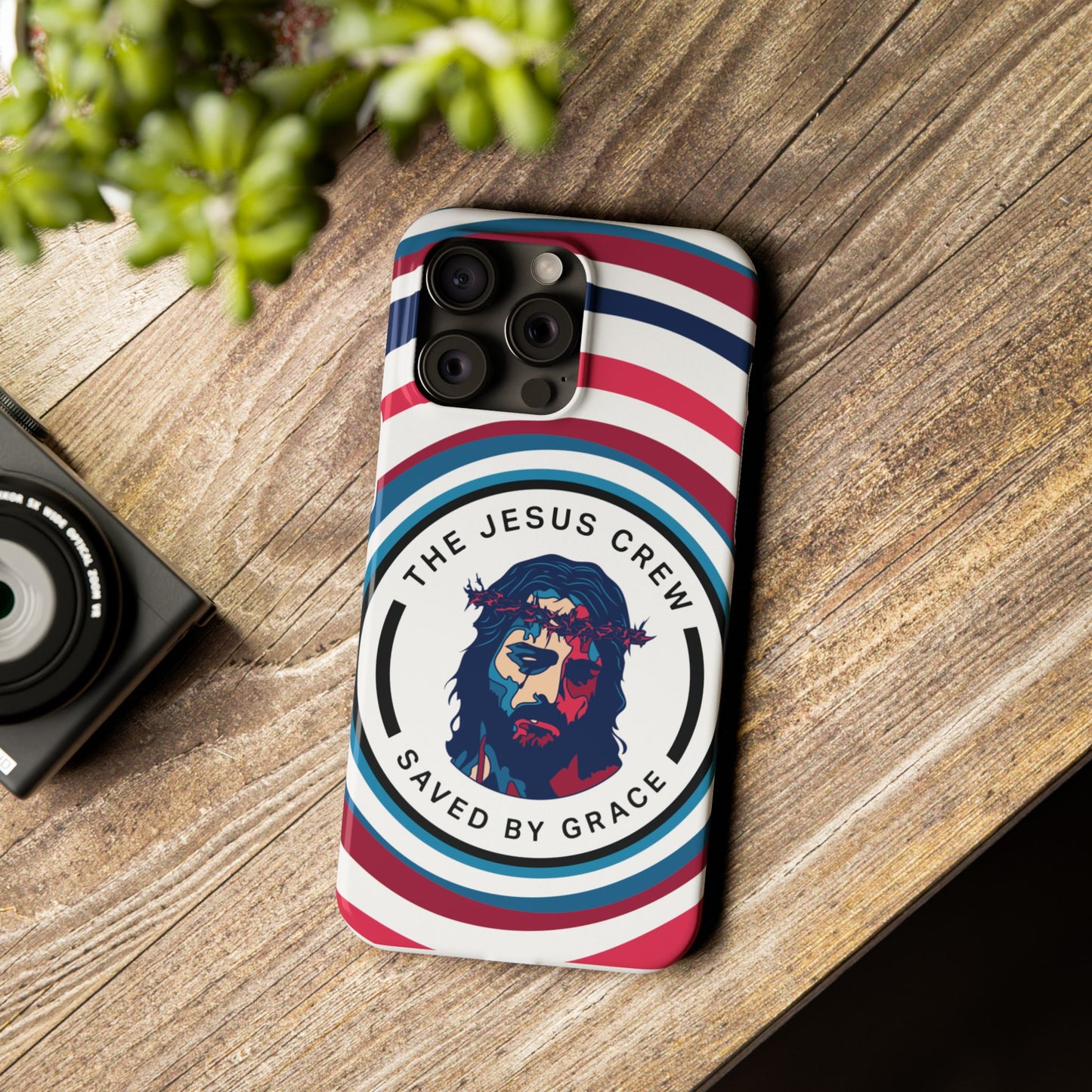 "the jesus crew" iphone 16-14 slim phone cases