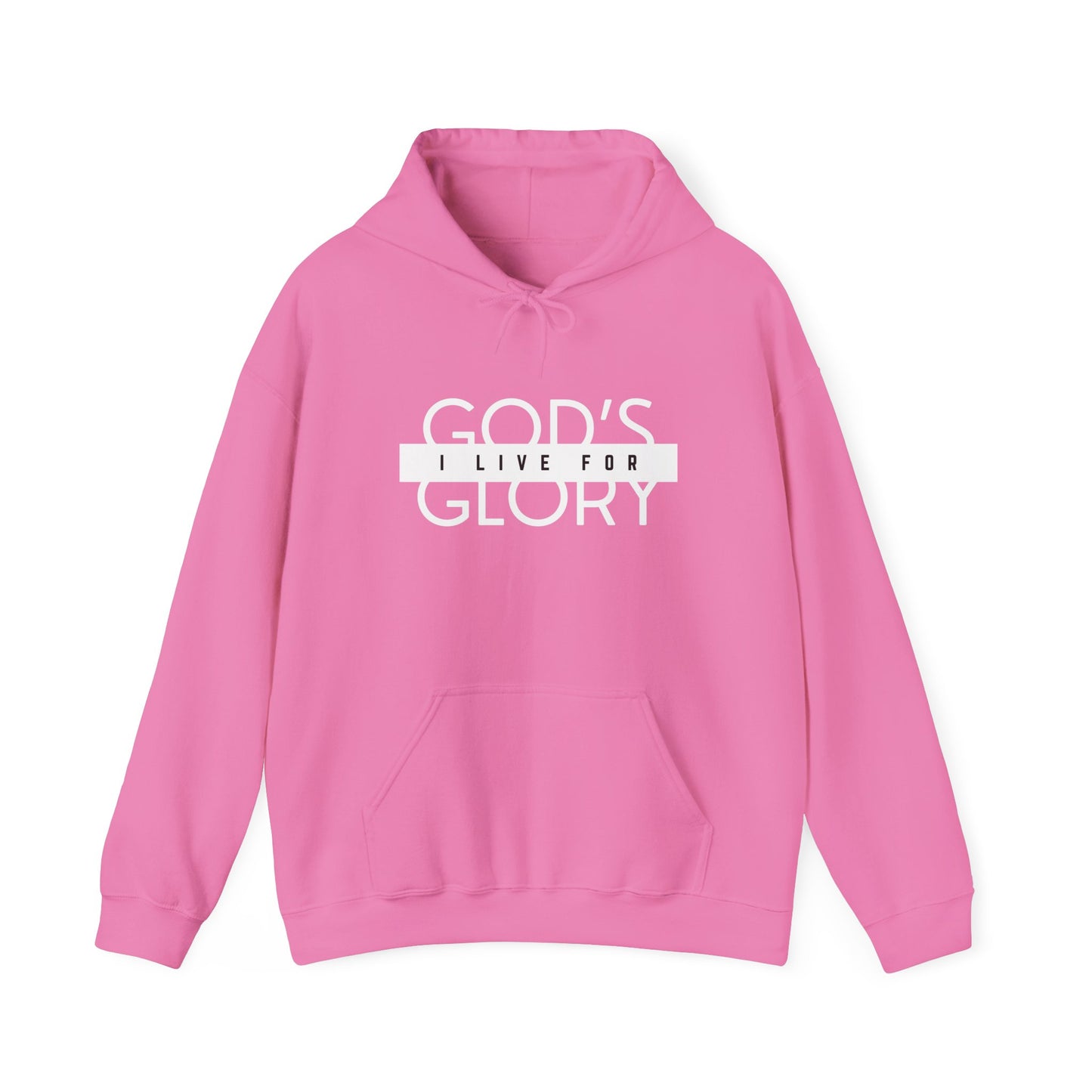 "i live for god's glory" women's heavy blend™ hooded sweatshirt