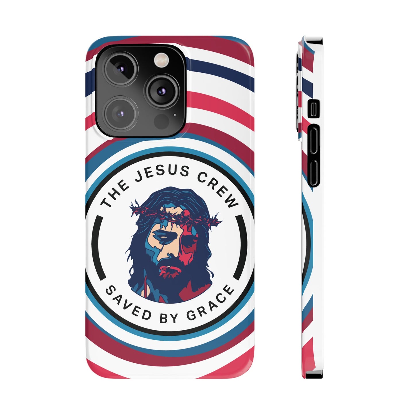 "the jesus crew" iphone 16-14 slim phone cases