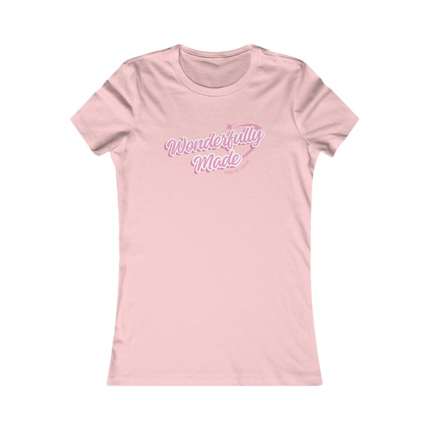 "wonderfully made" women's tee