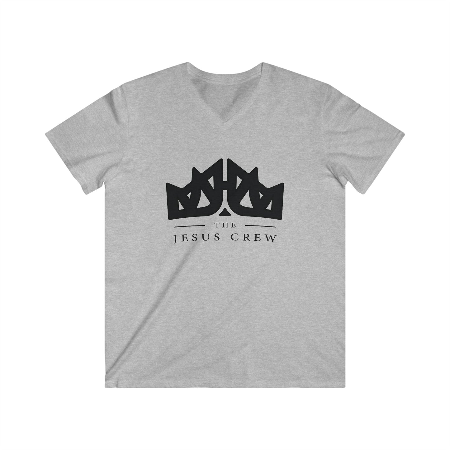 men's fitted v-neck short sleeve tee