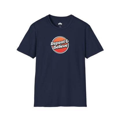 Repent & Believe Men's Softstyle T-Shirt