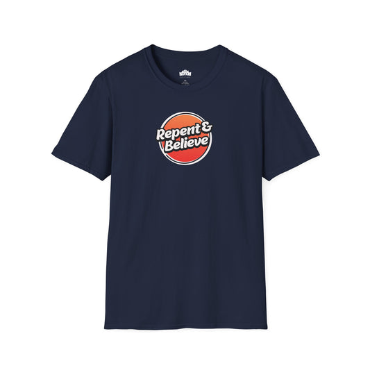 Repent & Believe Men's Softstyle T-Shirt