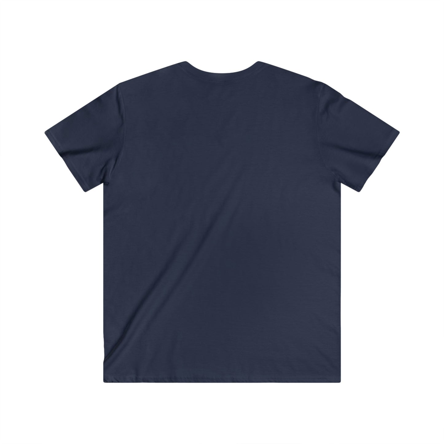 men's fitted v-neck short sleeve tee