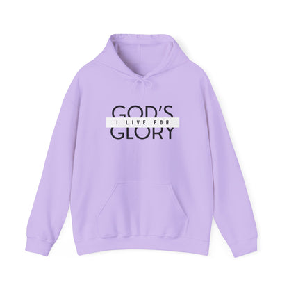 "I Live For God's Glory" Women's Heavy Blend™ Hooded Sweatshirt