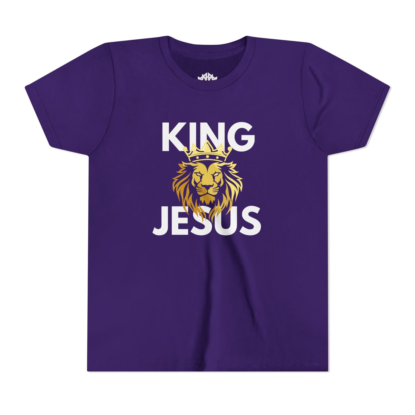 "king jesus" youth short sleeve tee