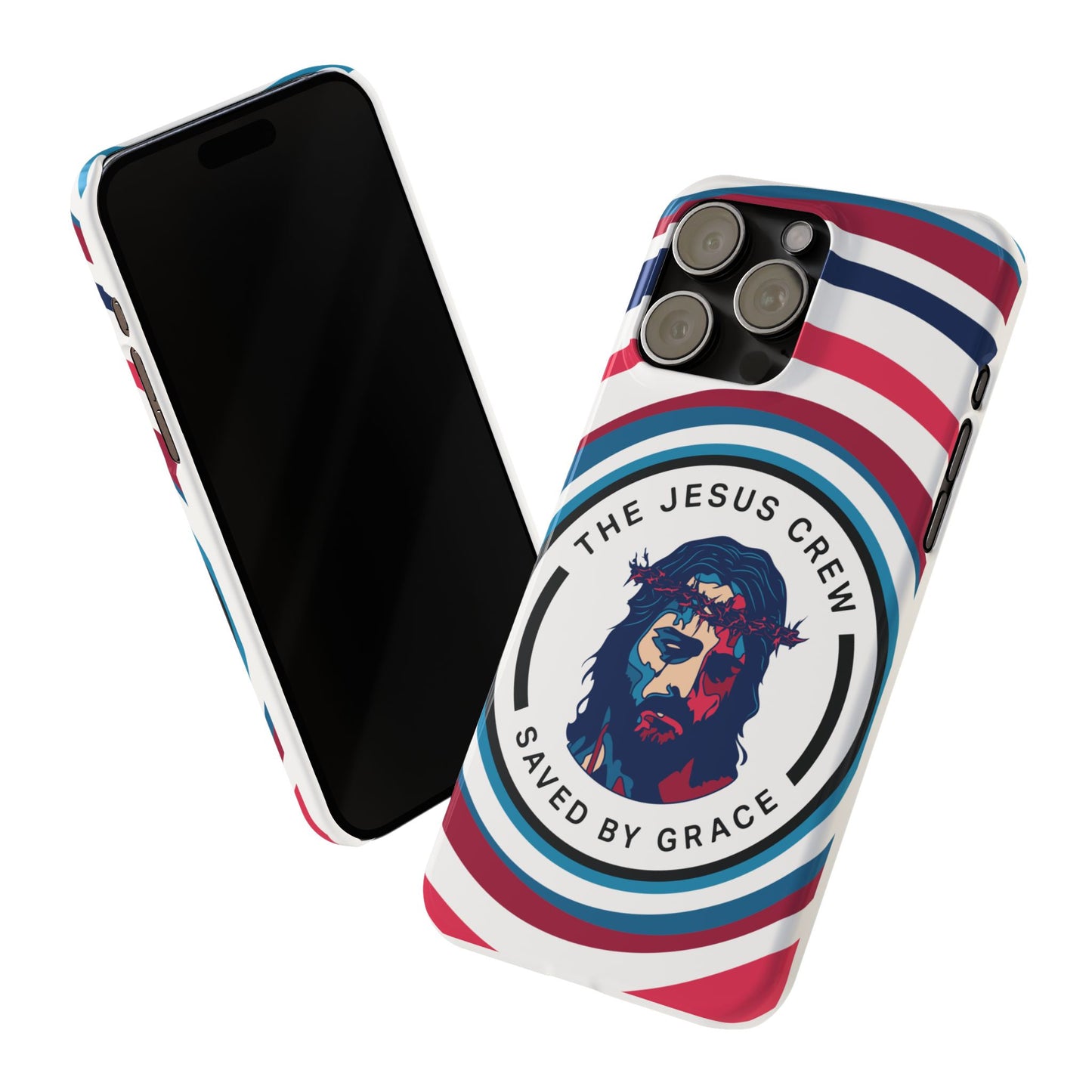 "the jesus crew" iphone 16-14 slim phone cases