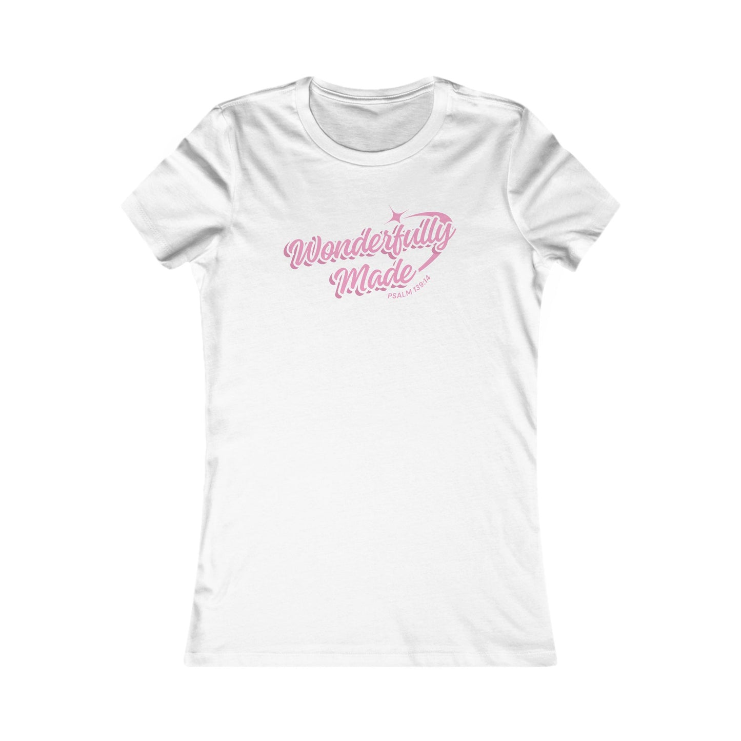 "wonderfully made" women's tee