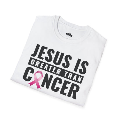 Jesus is Greater than Cancer Softstyle T-Shirt
