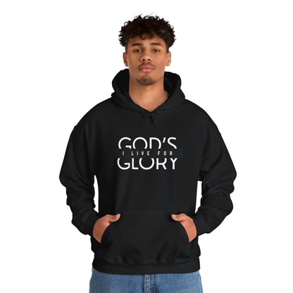 "I Live For God's Glory" Unisex Heavy Blend™ Hooded Sweatshirt