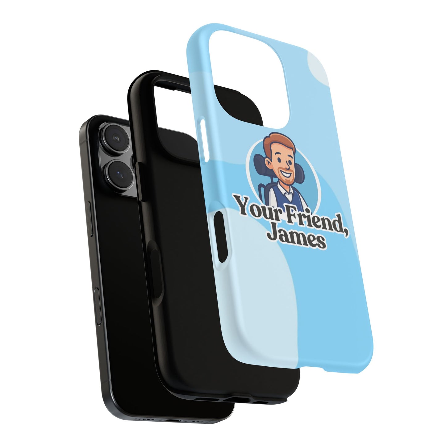 personalized phone case - your friend, james, custom mobile cover, gift for friends, cute phone accessory, fun design