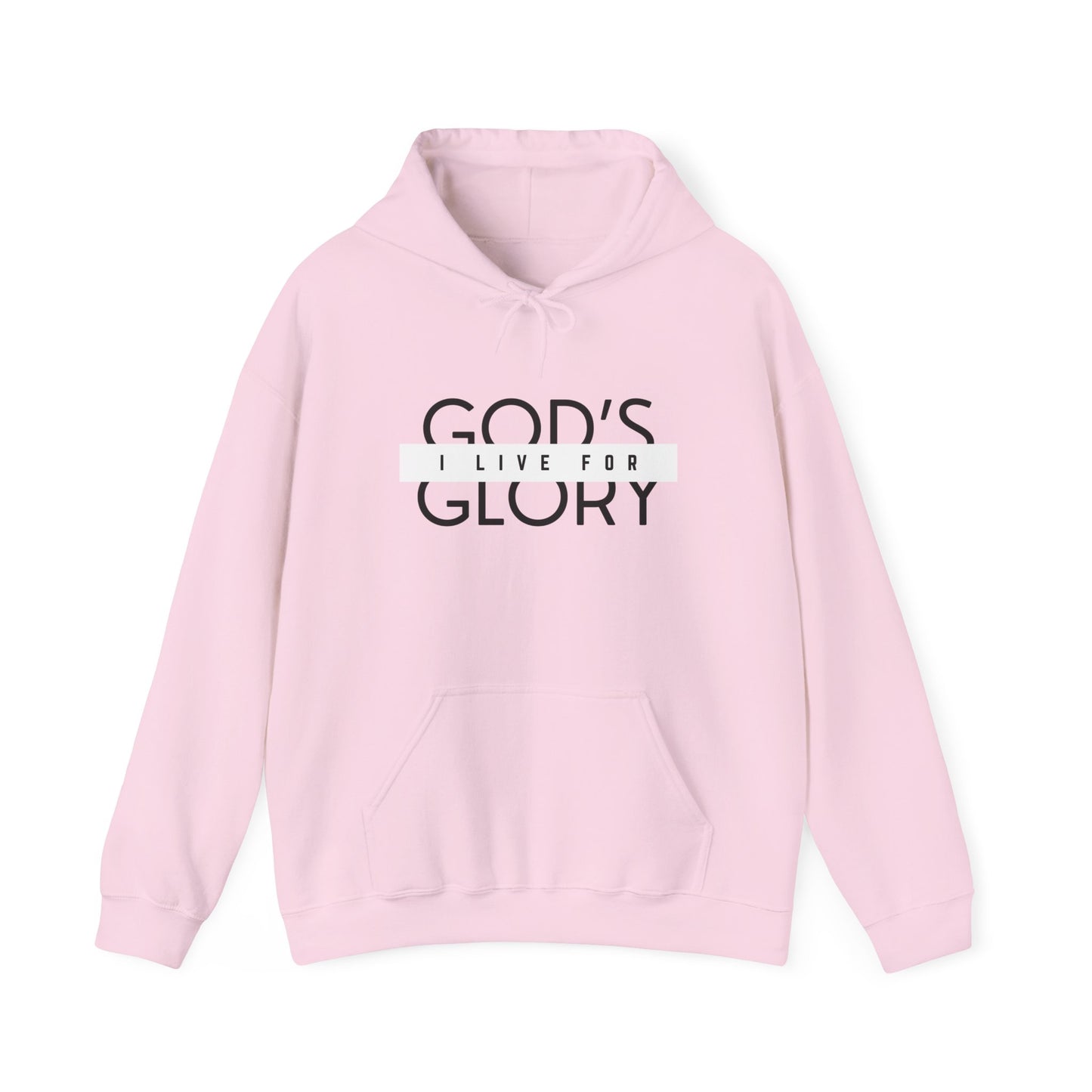 "i live for god's glory" women's heavy blend™ hooded sweatshirt