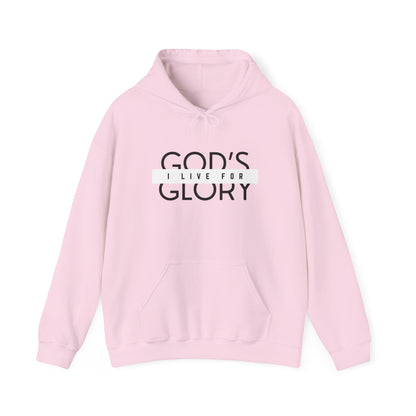 "I Live For God's Glory" Women's Heavy Blend™ Hooded Sweatshirt