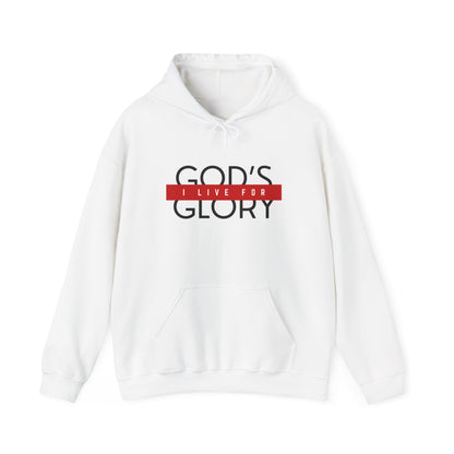 "I Live For God's Glory" Men's Heavy Blend™ Hooded Sweatshirt