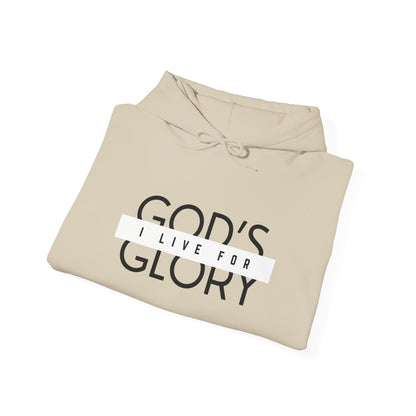 "I Live For God's Glory" Women's Heavy Blend™ Hooded Sweatshirt