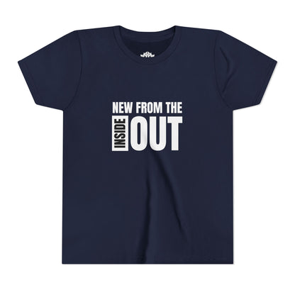 "New From the Inside Out" Boys Short Sleeve Tee