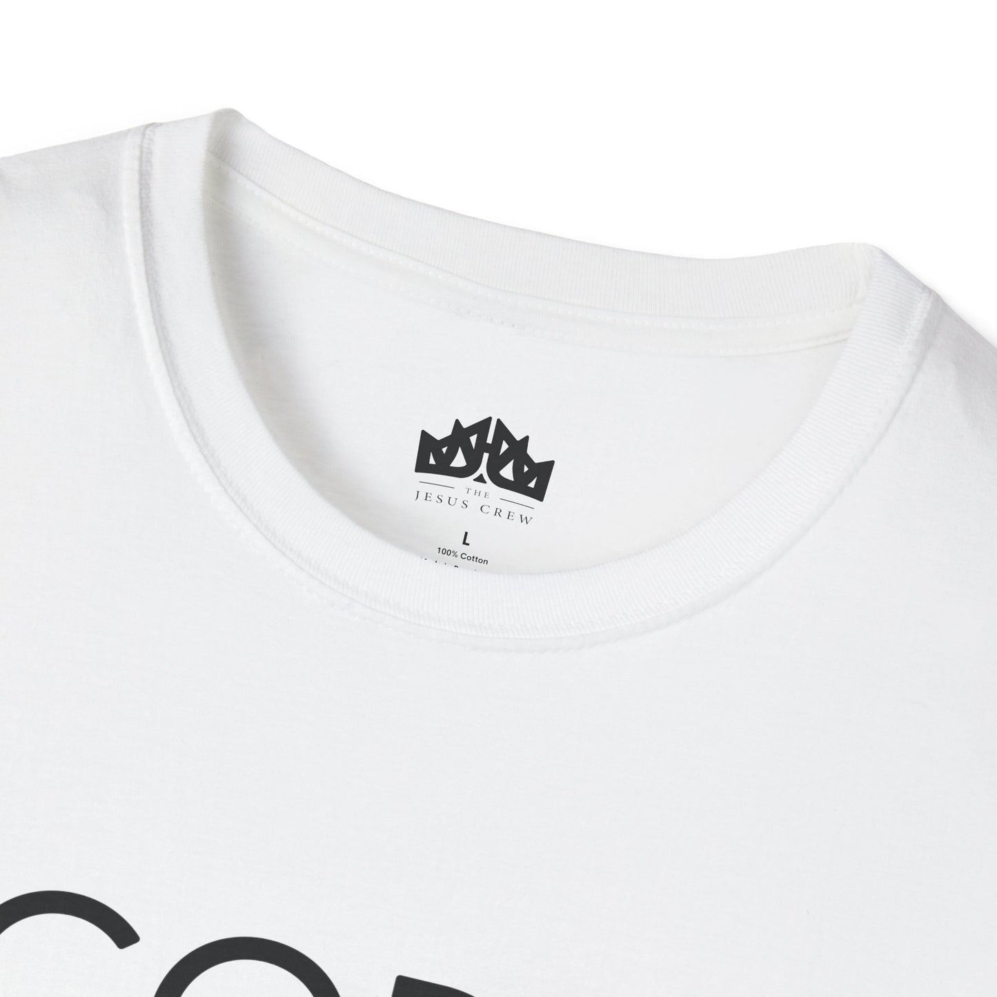 "i live for god's glory" softstyle t-shirt