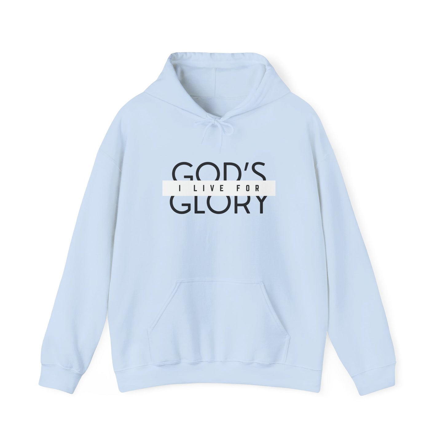 "i live for god's glory" women's heavy blend™ hooded sweatshirt