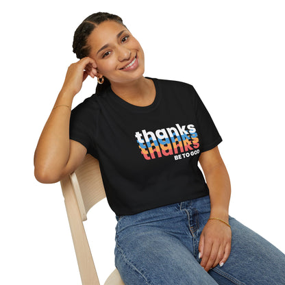 "Thanks Be to God" Women's Softstyle T-Shirt