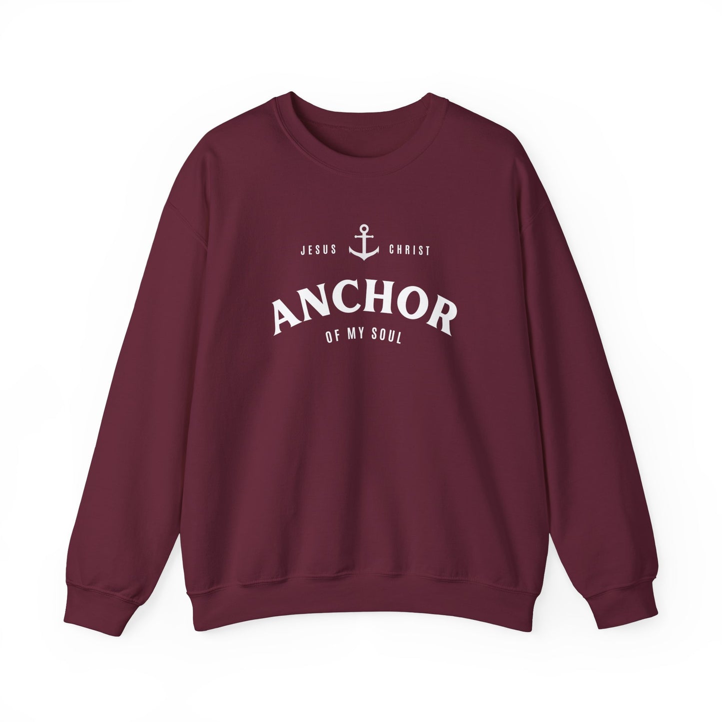 "anchor of my soul" unisex heavy blend™ crewneck sweatshirt