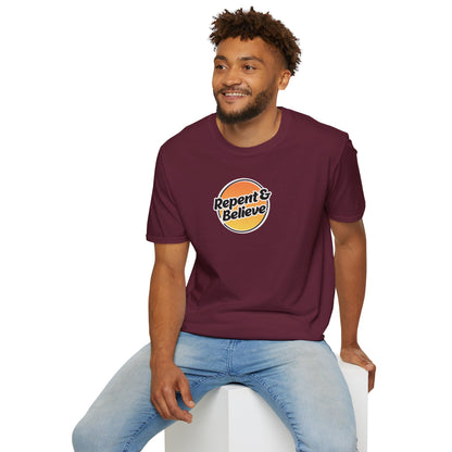 Repent & Believe Men's Softstyle T-Shirt