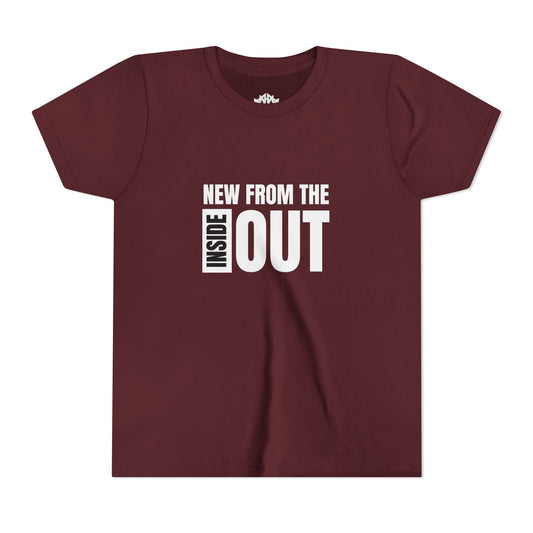"New From the Inside Out" Boys Short Sleeve Tee